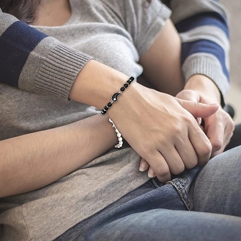 Vòng tay may mắn co giãn phong cách Trung Hoa cổ điển