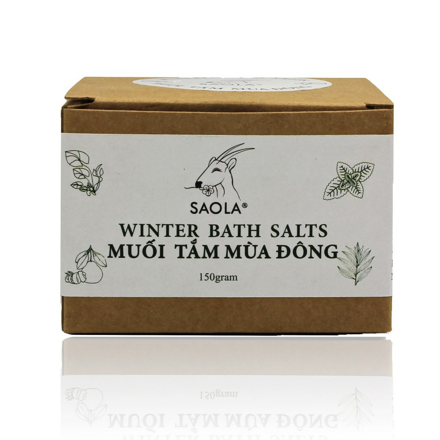 Muối tắm tinh dầu Sao la, tẩy tể bào chết, lưu thông máu, phục hồi sức khỏe - 100 gr