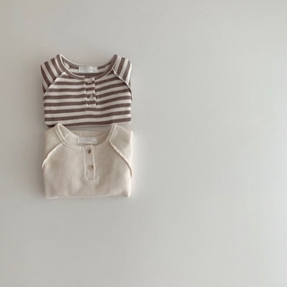 Áo thun phối tay raglan dễ thương cho bé