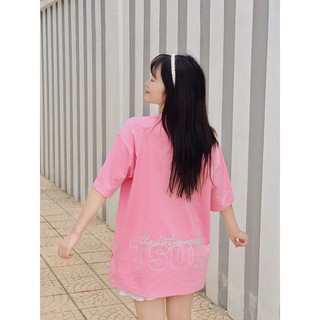 ←★→Áo thun TSUN Signature 2 - Hồng - Unisex