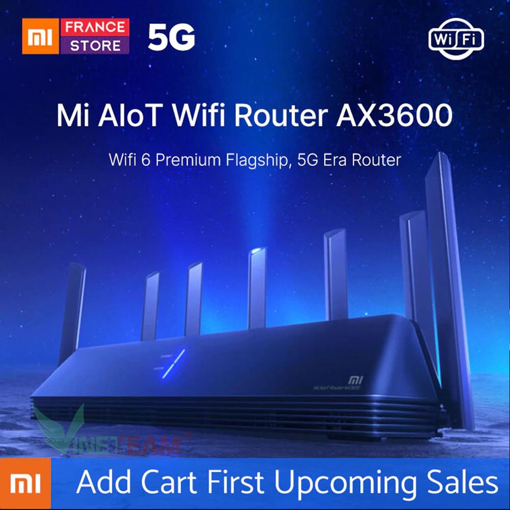 Xiaomi AIoT AX3600 Phát Wifi 6E Thông Minh - Giải Pháp Nhà Rộng Gaming Công Suất Lớn -dc4441