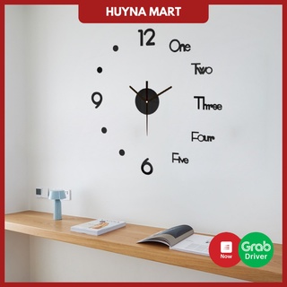 Đồng Hồ Dán Tường Kim Trôi Cỡ Lớn Phong Cách Châu Âu NC21