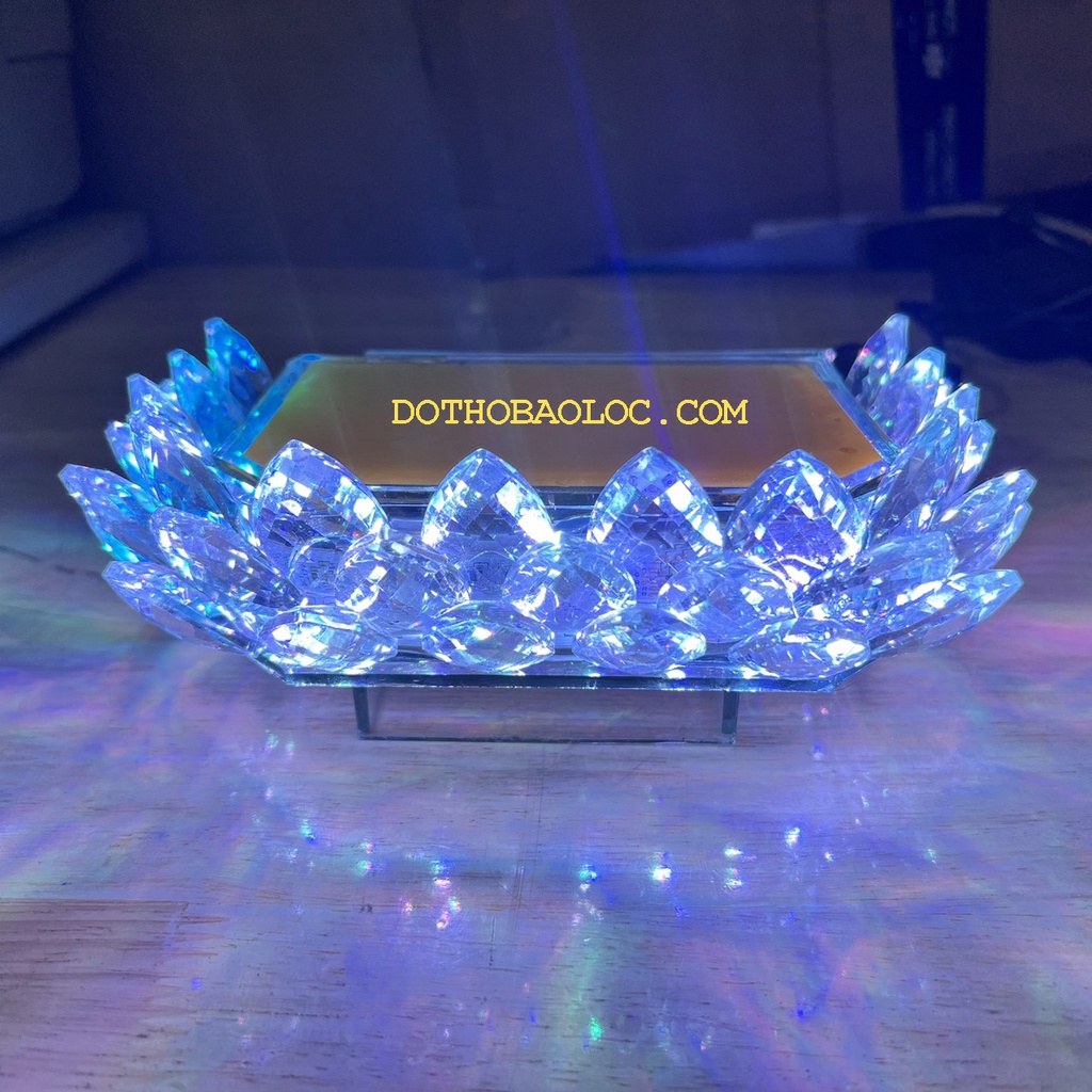 Đế sen để tượng Quan âm ngang 21cm