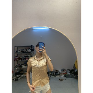 Sơ Mi💥𝑭𝑹𝑬𝑬𝑺𝑯𝑰𝑷💥Sơ Mi Tay Ngắn Phi Lụa Họa tiết ,LY STORE