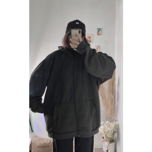 Áo khoác Hodie nỉ màu đẹp🌸DAQUY20🌸áo khoác nỉ Hodie màu xám tro cực xinh | BigBuy360 - bigbuy360.vn