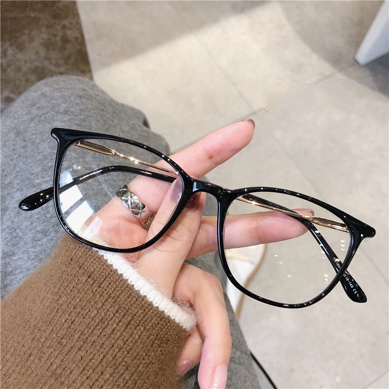 Mắt kính cận VIENDO chống ánh sáng xanh thời trang Hàn trong suốt có cắt gọng cận theo yêu cầu cho nam và nữ