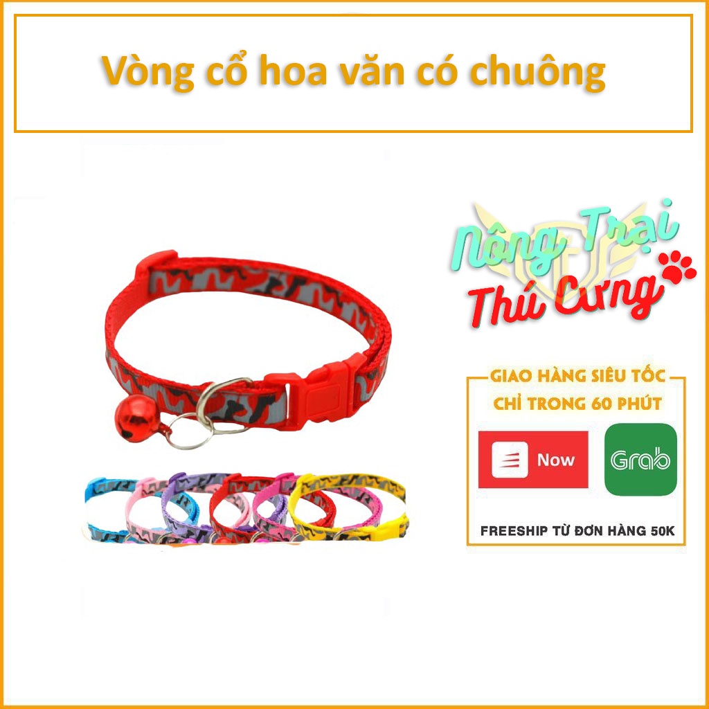 Vòng cổ gắn chuông cho chó mèo