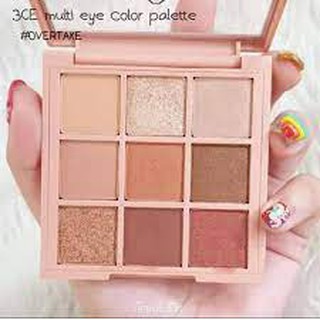(AUTH, TEM HIDDEN TAG) Bảng Phấn Mắt 9 Ô 3CE Multi Eye Color Palette #OVERTAKE