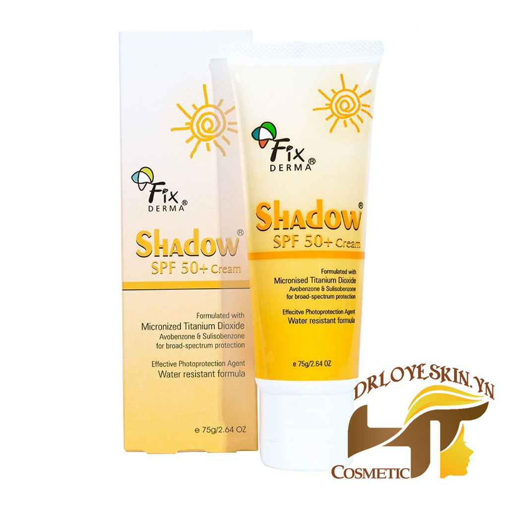 KEM CHỐNG NẮNG FIXDERMA SHADOW SPF50+ CREAM 75g