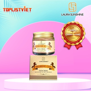 Kem Dưỡng Tái Tạo Da Dầu Ngựa HORSE OIL FACIAL CREAM Laura Sunshine - Mỹ phẩm Nhật Kim Anh 70gr - Toplist