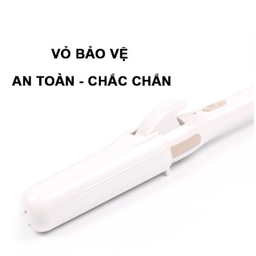 Máy Duỗi Tóc, Uốn Tóc 200℃ Lõi Thép Không Rỉ Mạ Tĩnh Điện