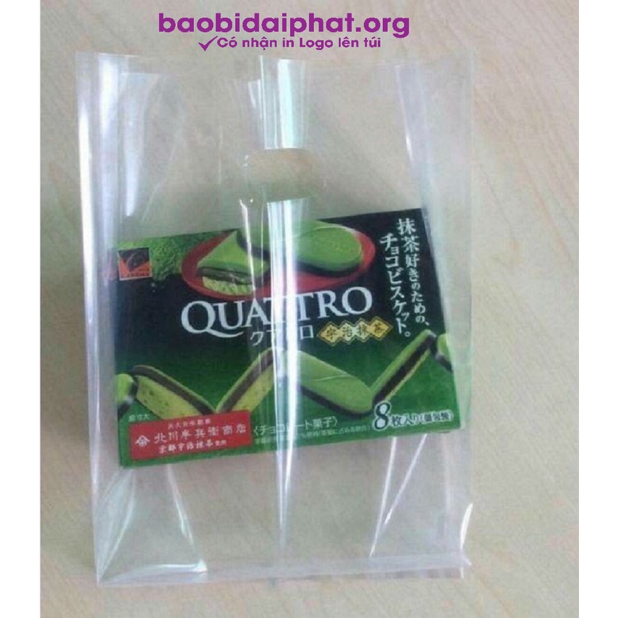 Túi nilon trong suốt bóng dẻo, túi hột xoài trong suốt PE, nhiều size 1 ký