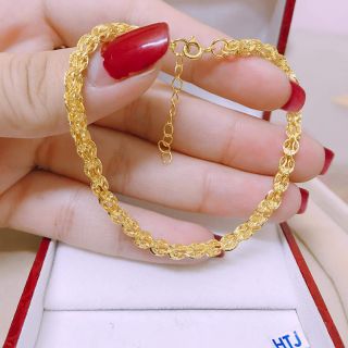 Lắc tay phụng bạc xi vàng