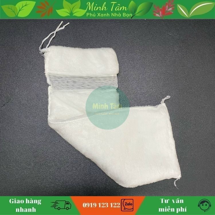 Túi chống tràn 2 lớp lọc nước hồ cá  18*53cm