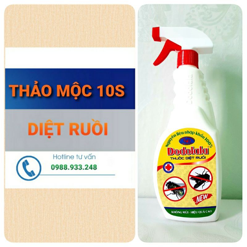 Thuốc xịt Ruồi Dodolala 520ml  Chai lớn- Tiết kiệm hơn