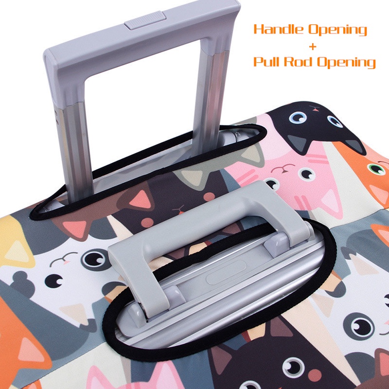 Vỏ bọc bảo vệ vali kéo chất liệu dày dặn co giãn tốt 18-32 inch tùy chọn