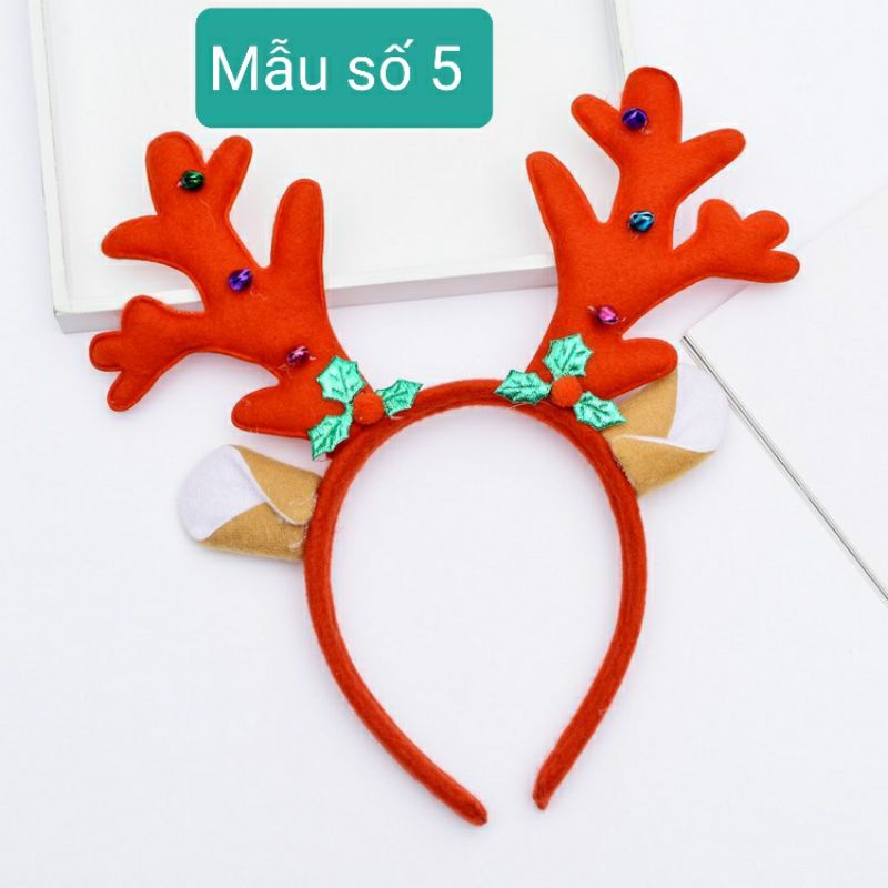 Bờm Noel sừng tuần lộc có đủ mẫu đủ loại