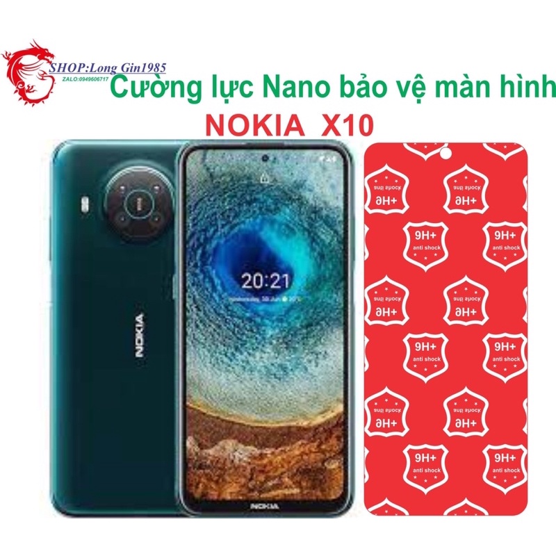 Nokia X10 Cường lực Nano chống va đập chống trầy xước tốt
