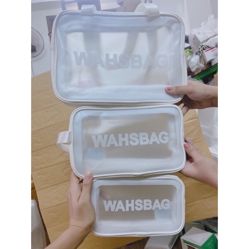 SET 3 TÚI WAHSBAG ĐỰNG MỸ PHẨM SANG CHẢNH