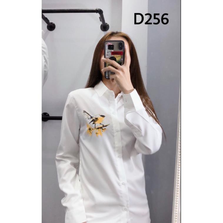Áo sơ mi nam nữ trắng in hình họa mi, áo sơ mi nam nữ in hình dễ thương-D256 | BigBuy360 - bigbuy360.vn