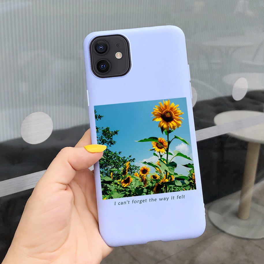 Ốp điện thoại dẻo họa tiết bông hoa xinh xắn thời trang thích hợp cho IPHONE 6 6S PLUS 7 8 SE 2020 SE 6PLUS 7PLUS 8PLUS