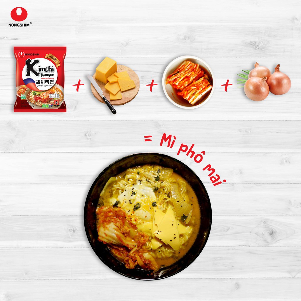 Combo 2 Mì Cay Nongshim Hàn Quốc - Dạng Gói - Nhiều hương vị lựa chọn