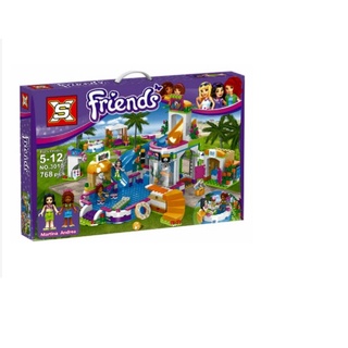 Bộ lego xếp hình friends biệt thự của andrea & martina 3010 -legoxanh