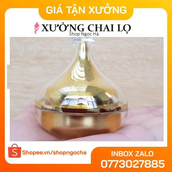 Hủ Đựng Kem ❤ GIÁ TẬN GỐC ❤ Hủ chiết kem Chóp Vàng 10g / hủ đựng mỹ phẩm , phụ kiện du lịch