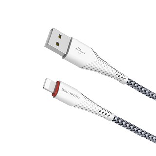 Cáp sạc điện thoại bọc dù Borofone Bx25 | Lightning - Micro - Type C