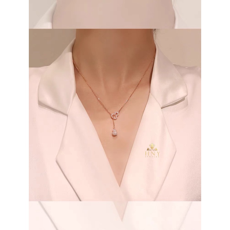 Dây chuyền hồ lô bạc s925 phong cách trung hoa HNY Jewelry DC07