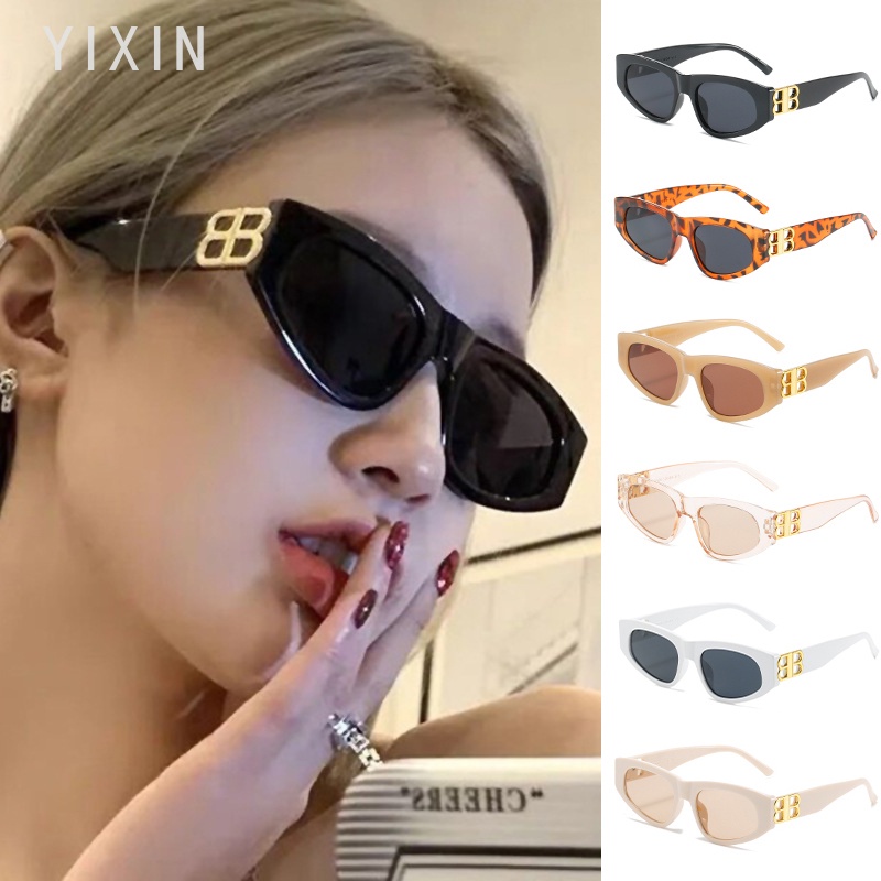 Kính mát gọng mắt mèo phong cách retro thời trang cho nữ