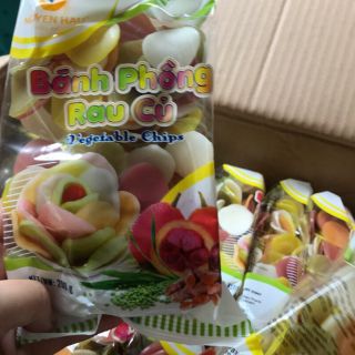 Bánh phồng tôm rau củ mẫu mới 200g / gói