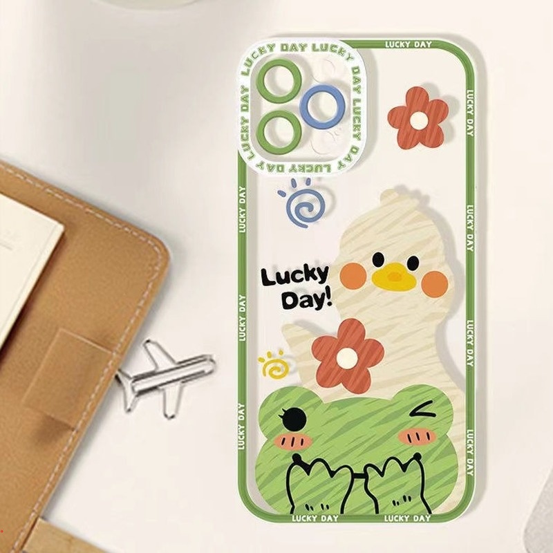 Ốp Điện Thoại Mềm Trong Suốt Họa Tiết Hoạt Hình Cho IPhone 13 12 11 Mini Pro MAX X XR XS MAX 6 7 8 Plus