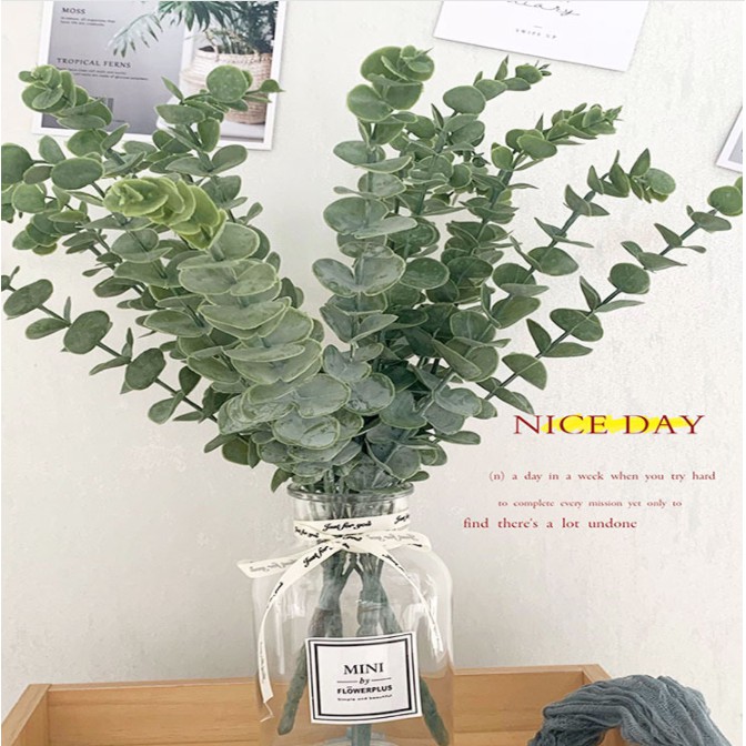 Lá cây giả decor chụp ảnh, Lá cây nhựa trang trí cao cấp - House Decor