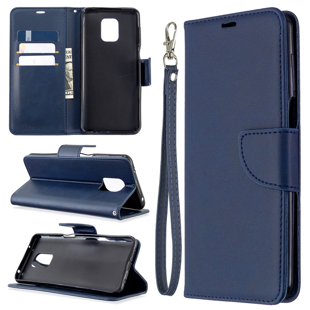 Ốp lưng da ví gập cho Xiaomi Redmi 9 9A 9C Note 9 Pro Max Note 9S Redmi 10X 4G