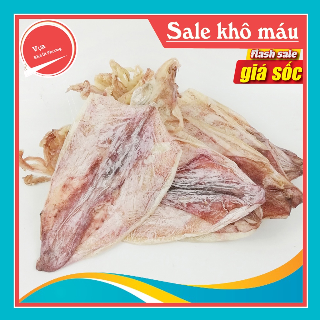 [GIÁ HỦY DIỆT] Khô Mực Nguyên Con ( 5 con ) Biển Cà Mau, To Bằng 4 Ngón Tay