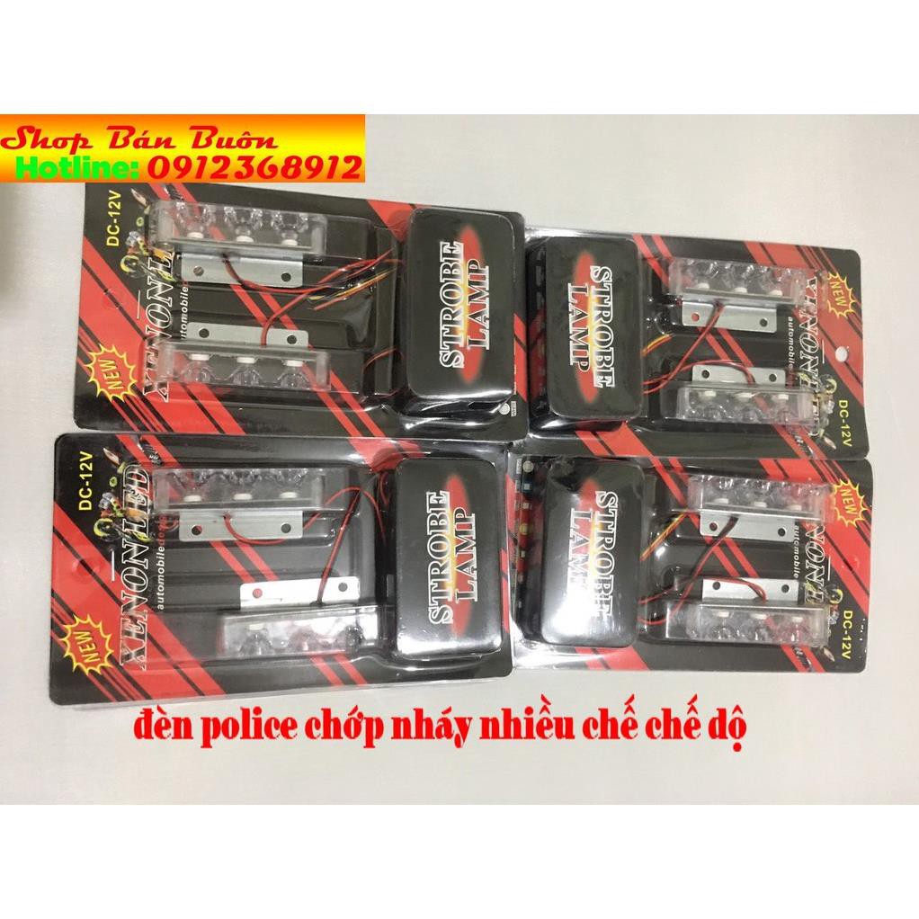 Đèn led police chớp màu xanh đỏ giá 1 cặp