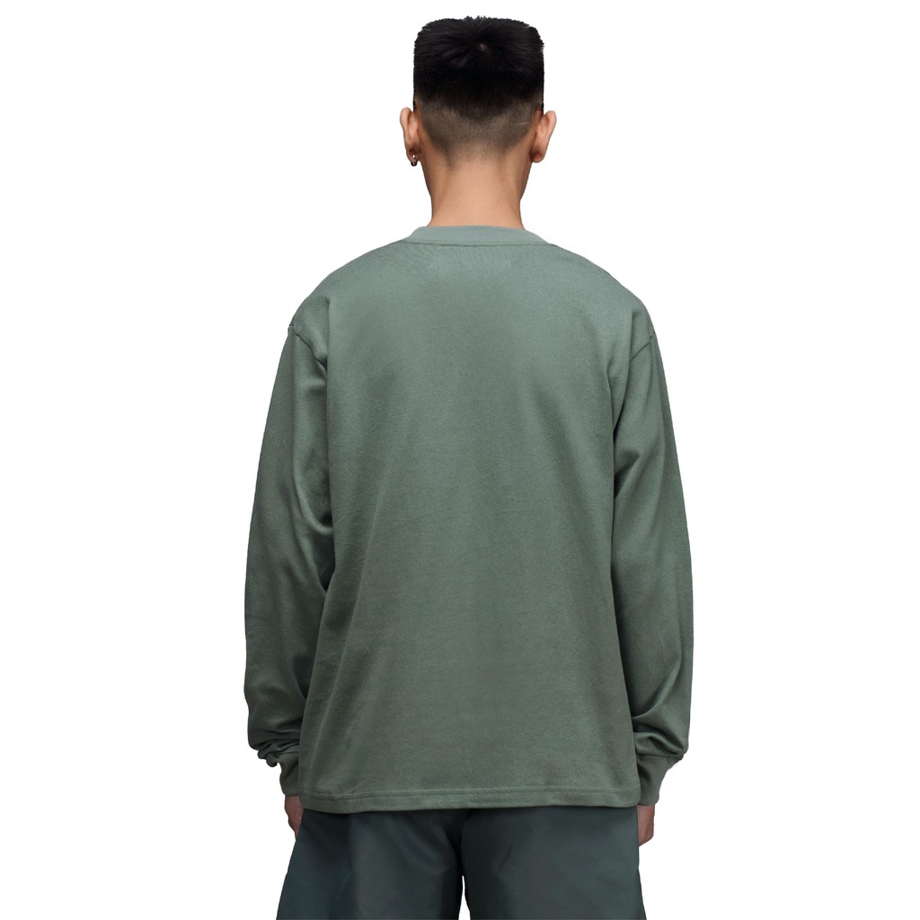 [Mã SKAMCLU7 giảm 10% Tối Đa 50K đơn 0Đ] Áo thun trơn nam dài tay Beuter Blank Stone Green Long Sleeve T-Shirt | BigBuy360 - bigbuy360.vn