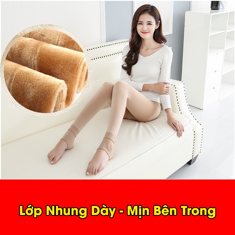 QUẦN TẤT LÓT NỈ NỮ MÙA ĐÔNG