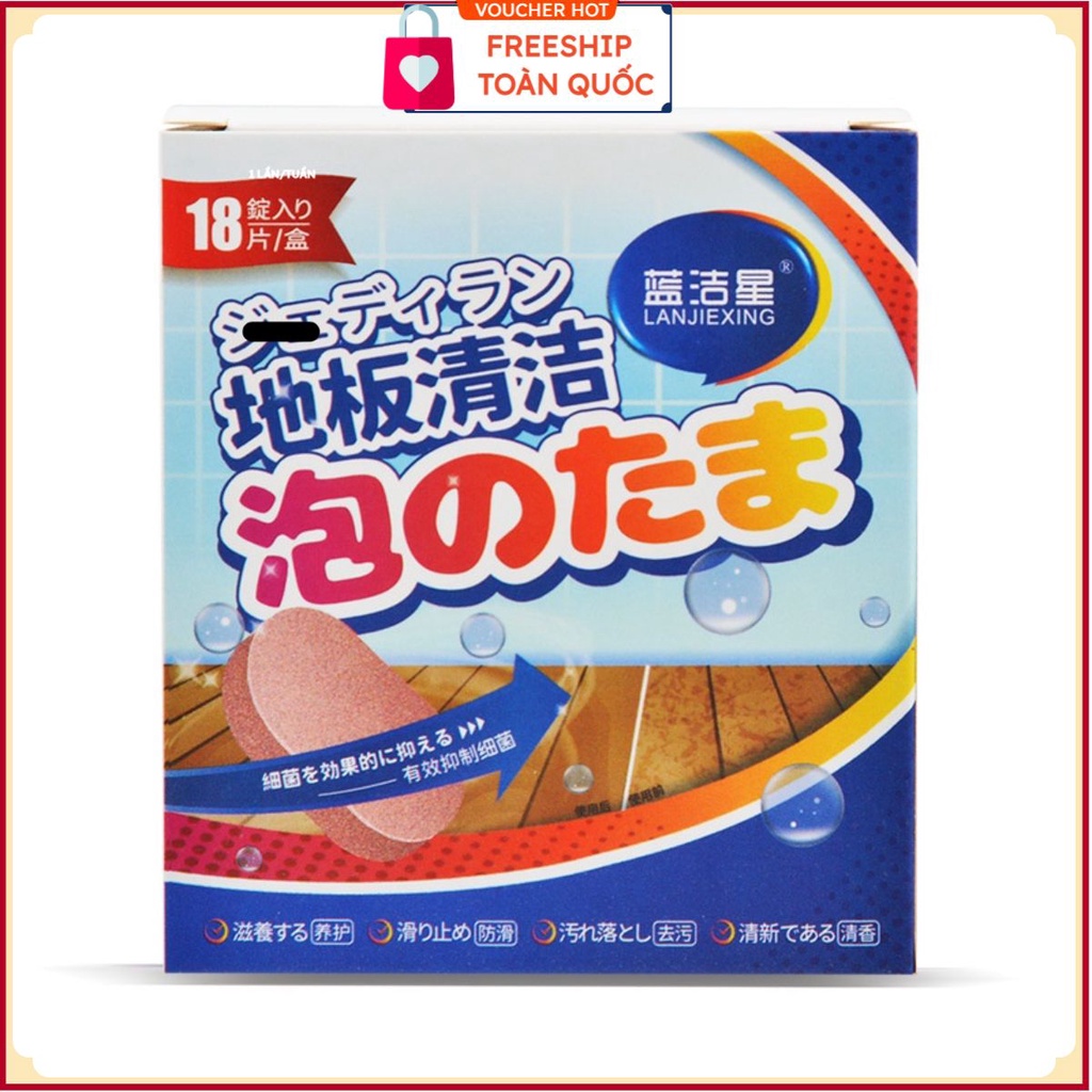 PVN35781 Viên lau sàn 3in1 chống muỗi và công trùng hộp 18 viên T2 .