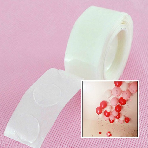 1 Cuộn 100 Miếng Keo Hai Mặt Tự Dính Để Trang Trí Bong Bóng Trong Tiệc Cưới