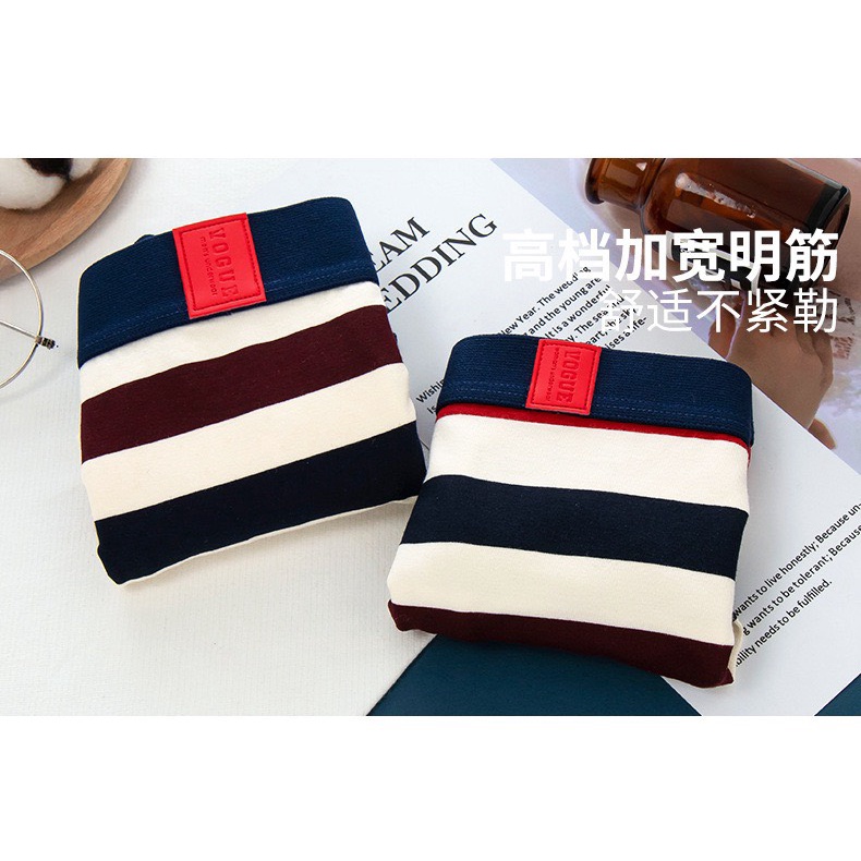 Quần Lót Đôi Cao Cấp - Quần Lót Nam Nữ Kẻ Ngang Cá Tính S94.