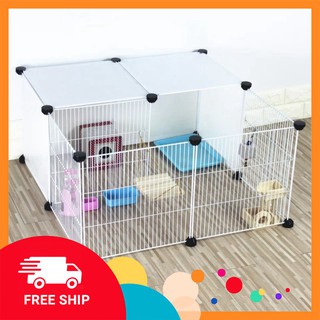 {Chuồng pet} Sỉ lẻ tấm lưới ghép chuồng cho pet yêu (tặng kèm chốt)