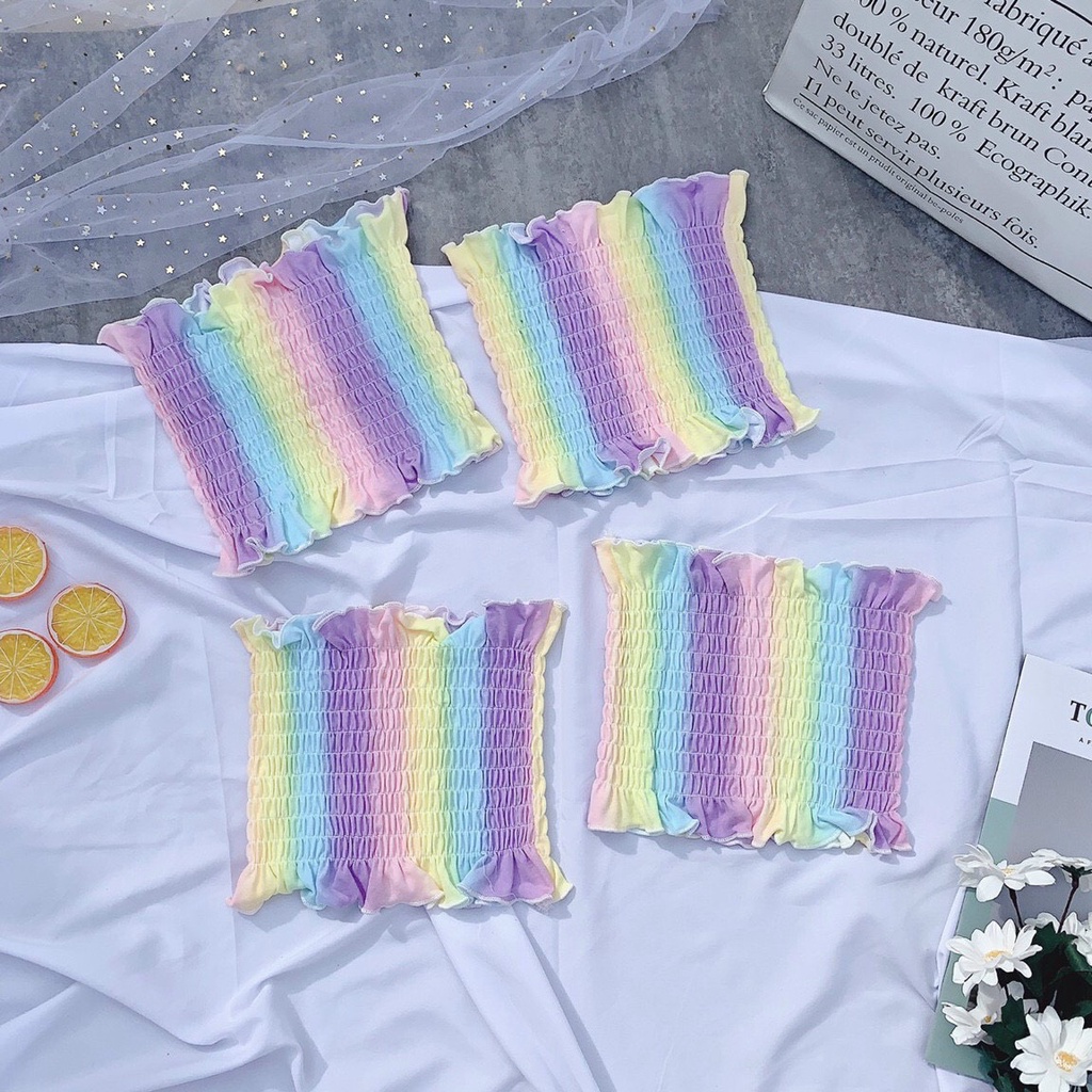 Áo croptop đi biển sang chảnh CATHANG8