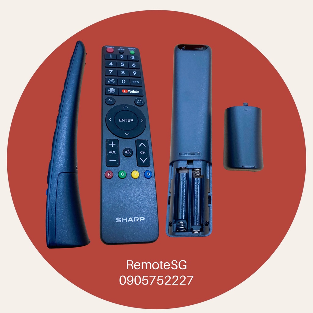 REMOTE ĐIỀU KHIỂN TIVI SMART  SHARP