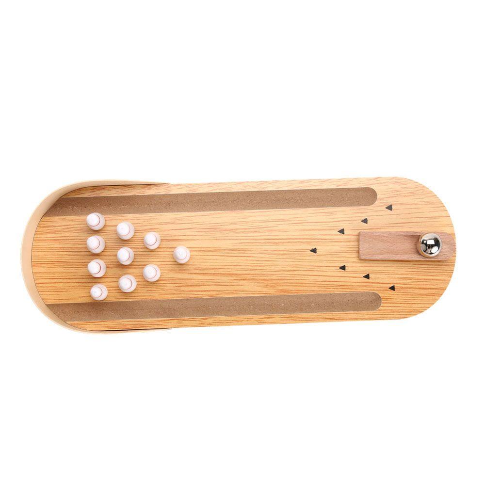 YIYU Bộ Trò Chơi Bowling Bằng Gỗ Để Bàn Cho Bé