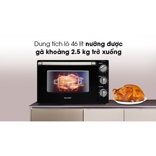 Lò nướng Sharp EO-B46RCSV-BK 46 lít