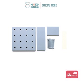 [THANH_LÝ]Khung Vuông 16 Lỗ Treo Trang Trí Decor - Kích thước 22 x 22 cm (Không khoan tường)