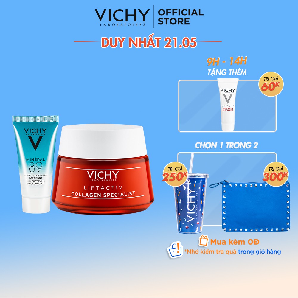 Bộ chăm sóc da hỗ trợ săn chắc da, ngăn ngừa lão hóa VICHY Liftactiv Collagen Specialist