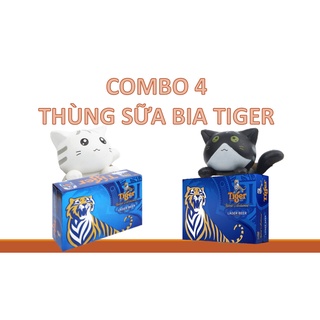 Quận 3 4 thùng sữa bia tiger cho pet thú cưng chó mèo bio milk lon 330ml